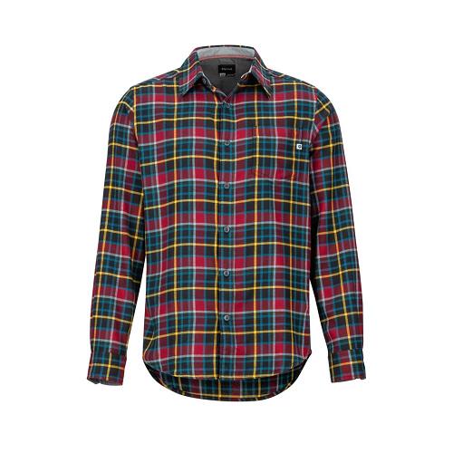 Marmot Fairfax Shirts For Mens Red Yellow XVU350816